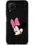 Huawei P40 Lite Soft Premier Kapak Minnie Mouse-B Tasarımlı Silikon Kılıf - Siyah 1