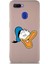 Oppo A12 Soft Premier Kapak Donald Duck-E Tasarımlı Silikon Kılıf - Pudra 1