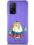 Xiaomi Mi 10T Soft Premier Kapak Puff Tasarımlı Silikon Kılıf - Mor 1