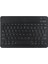 Huawei Matepad 11 2023 11" Uyumlu Kablosuz Bluetooth Şarj Edilebilir Mini Q Klavye Mouse Set - Siyah 2