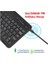 Huawei Matepad 11 2023 11" Uyumlu Kablosuz Bluetooth Şarj Edilebilir Mini Q Klavye Mouse Set - Siyah 5