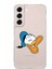 Samsung Galaxy S22 Kamera Korumalı Kapak Donald Duck Tasarımlı Şeffaf Kılıf 1