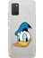 Samsung Galaxy A02S Kamera Korumalı Kapak Donald Duck Tasarımlı Şeffaf Kılıf 1