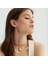 Tekno Trust Altın Shiny Baroque Pearl Choker Metal 2