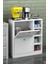 Tekno Trust Beyaz Kahve Köşesi Mutfak Rafı Çok Amaçlı Dolap Mutfak Stand Mutfak Bango Beyaz 70 cm Suntalam 80 C 2