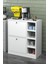Tekno Trust Beyaz Kahve Köşesi Mutfak Rafı Çok Amaçlı Dolap Mutfak Stand Mutfak Bango Beyaz 70 cm Suntalam 80 C 4