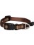 Fancy Dress Halsband Karışık Desenli Köpek Boyun Tasması Kahverengi Medium 1.6X26-40 cm 1