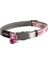 Catz Glowcat Halsband Pembe Kelebek Desenli Çıngıraklı Kedi Boyun Tasması Small 1.1X20-31 cm 1