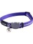 Catz Alleycat Halsband Çıngıraklı Kedi Boyun Tasması Mor Small 1.1X20-31 cm 1