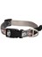 Fancy Dress Halsband Çiçek Desenli Köpek Boyun Tasması Gri Medium 1.6X26-40 cm 1