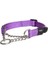 Utility Control Chain Halsband Kontrol Zicirli Köpek Boyun Tasması Mor Xlarge 2.5X45-70 cm 1