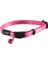 Catz Kiddycat Halsband Kalp Desenli Dokuma Kedi Boyun Tasması Pembe Small 1.1X20-31 cm 1