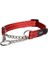 Utility Control Chain Halsband Kontrol Zicirli Köpek Boyun Tasması Kırmızı Medium 1.6X31-45 cm 1