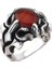 Erkek Yüzük Gümüş 925 Gotik Tasarım Oval Taşlı 1