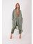 Italyan Ipek Detaylı Oversize Kaftan & Bluz 2