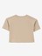 Baskılı Bej Kadın T-Shirt D4SG-TST3097 2