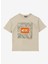 Baskılı Bej Erkek T-Shirt D4SB-TST3042 2