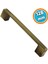 Mobilya Mutfak Dolabı Düz Çekmece Dolap Kapak Kulpu Kulbu Antik Sarı 128 mm Metal Kulp 1