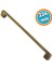 Mobilya Mutfak Dolabı Çekmece Düz Dolap Kapak Kulpu Kulbu Antik Sarı 224 mm Metal Kulp 1