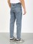 Kaizer Denim Boyfriend Lazerli Koyu Mavi Denim Jean 3