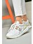 S973017604 Beyaz/vizon Kumaş Sper Ayakkabı Sneakers 2