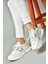S973017604 Beyaz/vizon Kumaş Sper Ayakkabı Sneakers 3