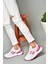 S973017604 Beyaz/fuşya Kumaş Sper Ayakkabı Sneakers 3