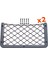 Tekne Eşya Taşıyıcı File Ceplik 32 x 17 cm Gri 2 Adet 1
