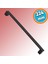 Mobilya Mutfak Dolabı Çekmece Dolap Kapak Kulpu Kulbu Siyah 224 mm Desenli Metal Kulp 1