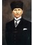 Movas Sanat Kalpaklı Atatürk Portresi | Elmas Mozaik Tablo | Mozaik Puzzle  | 40x60 | E20202539M 1