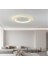 Gold Ø60CM Çember 3 Işık Rengi, Kumandalı LED Tavan Lambası,yuvarlak Avize,modern Aydınlatma,dekoratif Işık 4