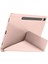 Samsung Galaxy Tab S9 Fe 2023 Yatay ve Dikey Standlı Antişok Köşe Korumalı Kalemlikli Origami Slikon Kılıf Sm- X510 X516 X518 3
