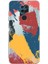 Xiaomi Redmi Note 9 Kamera Korumalı Kapak Brush Stroke Tasarımlı Şeffaf Kılıf 1