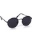 DC1224BLACK Siyah Yuvarlak Oval Polarize Camlı Unisex Güneş Gözlüğü 2