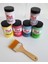 Multidecor Chalked 6 Renk Set 4ADET 250CC+4ADET 100CC + 10 Numara Zemin Fırça 1