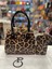 Tekno Trust Bej Burslu Leopar Desen Rugan Çanta ve Cüzdan Seti Basic One Size Suni Deri 2'li Casual/günlük Geom 1
