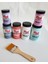 Multidecor Chalked 6 Renk Set 4ADET 250CC+4ADET 100CC + 8 Numara Zemin Fırça 2