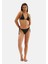Yeni Sezon Zincir Detaylı Üçgen Bikini Takım Siyah 2015ESBK 1