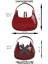 Tekno Trust Düz Kadın Bordo Rugan Baguette Çanta Cherry Bag 722024 Bordo Hayır Design Suni Deri One Size Casual 5