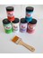 Multidecor Chalked 6 Renk Set 4ADET 250CC+4ADET 100CC + 8 Numara Zemin Fırça 2