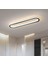 Antrasit Oval 60X16CM 3 Işık Rengi, Kumandalı, LED Tavan Lambası, oval Avize, modern Aydınlatma 4