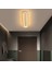 Gold Oval 100X16CM 3 Işık Rengi, Kumandalı LED Tavan Lambası,oval Avize,modern Aydınlatma,dekoratif Işık 3