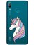 Huawei P Smart 2019 Uyumlu Kamera Korumalı Kapak Unicorn Tasarımlı Şeffaf Kılıf 1