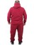 Büyük Beden 3İplik Eşofman Takım Basic Tk710 Bordo 4