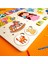 Clever Toys Clevertoys Kız Çocuk Eğitici Oyuncak Kişiselleştirilebilir. Montessori Tak Çıkar Ahşap Puzzle Yapboz Puzzle 4