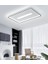 Antrasit 60X40CM Dikdörtgen 3 Işık Rengi,kumandalı LED Tavan Lambası,avize,modern Aydınlatma, Dekoratif Işık 3