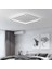 Siyah 60X60CM Kare 3 Işık Rengi ,kumandalı LED Tavan Lambası, avize, modern Aydınlatma, Dekoratif Işık 2