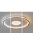 Siyah Ø40CM Yuvarlak 3 Işık Rengi, kumandalı LED Tavan Lambası, avize, modern Aydınlatma, Dekoratif Işık 5