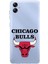 Samsung Galaxy A04E Uyumlu Kapak Chicago Bulls Tasarımlı Şeffaf Süper Silikon Kılıf 1