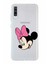 Samsung Galaxy A70S Kapak Minnie Mouse Tasarımlı Şeffaf Süper Silikon Kılıf 1